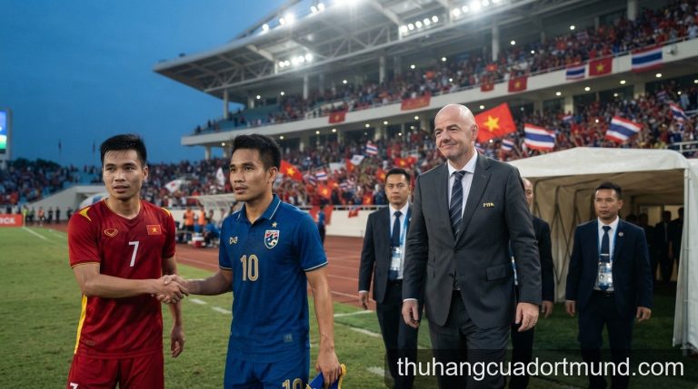 Chung kết lượt về ASEAN Cup 2026: Việt Nam vs Thái Lan và sự hiện diện của Chủ tịch FIFA